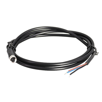 Kurtka z PCV IP67 Wodoodporne zespoły kabli M16 4-pinowe złącze okrągłe