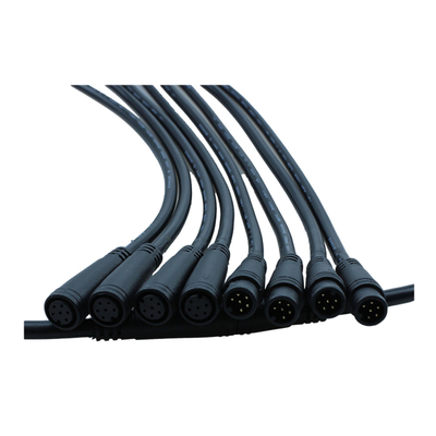 3 stopy długości męski na żeński M8 6pin wodoodporny rowerowy kabel pozycjonujący GPS kurtka z PVC