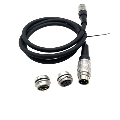 3A Obecna wiązka przewodów Zespół kabli Wodoodporny 16 mm GX16 2 piny 3 piny 4 piny
