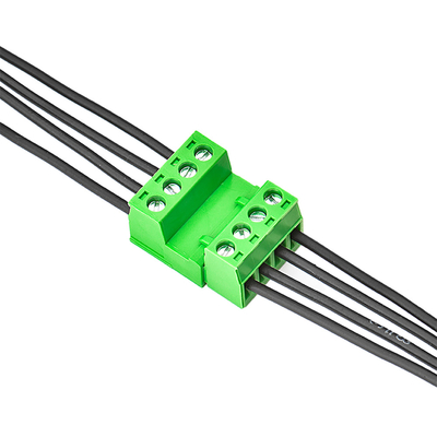 Przewód przyłączeniowy bloku zacisków PCB w kolorze zielonym XK2EDGA 5,08 MM