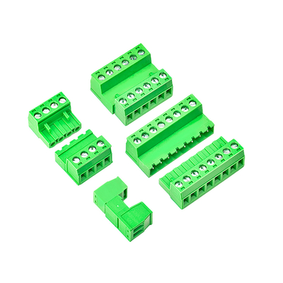 Przewód przyłączeniowy bloku zacisków PCB w kolorze zielonym XK2EDGA 5,08 MM