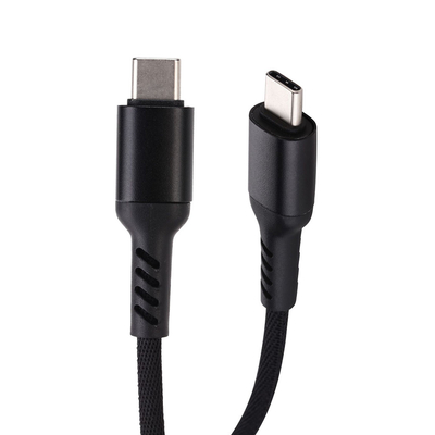 Nylonowy pleciony kabel USB C o długości 3 stóp w kolorze czarnym do tabletu laptopa