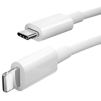 Kabel USB do ładowania danych o długości 3 stóp Usb3.1 USB C do C Biały kolor z płaszczem z PVC