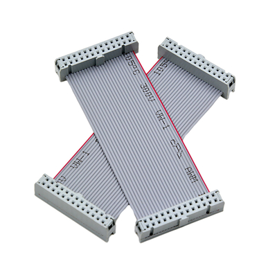 Zespoły kabli IDC w kolorze szarym, zespoły kabli DB26 o rozstawie 2,54 mm