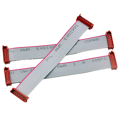 Zespoły kabli IDC o rozstawie 1,27 mm AMP 215083 Złącze w kolorze czerwonym Micro Match 12P