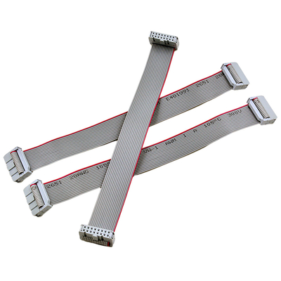 Dwurzędowy płaski kabel taśmowy IDC 2,54 mm UL2651 Typ 28AWG Wtyk męski