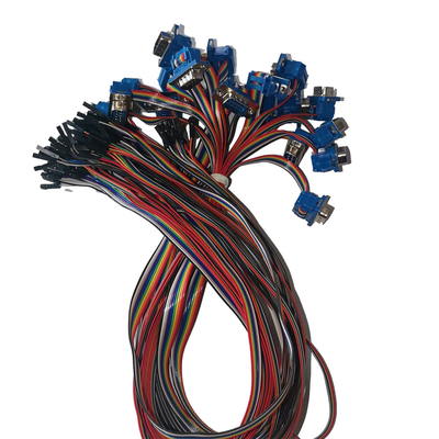 Dostosowane kable audio-wideo DIDC Typ DB9 Pin do 2,54 mm Pitch 10P