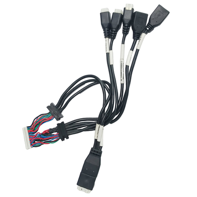 Zespół kabli do formowania obudowy ATX JST PH2.0 Obudowa do zaciskania drutu do żeńskiego USB2.0