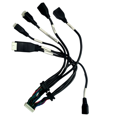 Zespół kabli do formowania obudowy ATX JST PH2.0 Obudowa do zaciskania drutu do żeńskiego USB2.0