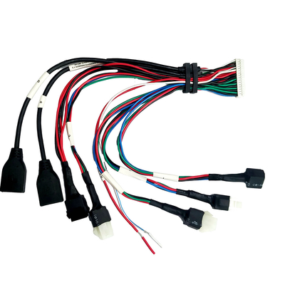 Zespół kabli do formowania obudowy ATX JST PH2.0 Obudowa do zaciskania drutu do żeńskiego USB2.0