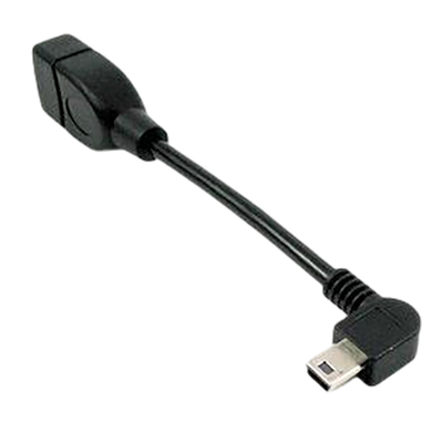 Kabel USB do ładowania danych Mini OTG A żeński na B męski do samochodu MP3 MP4