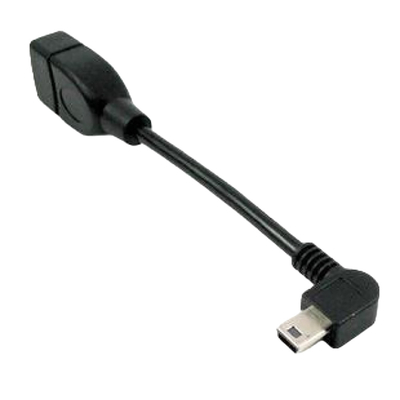 Kabel USB do ładowania danych Mini OTG A żeński na B męski do samochodu MP3 MP4