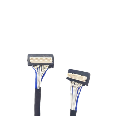 DF9 31-pinowy niestandardowy kabel LVDS, elastyczny kabel koncentryczny Typ złącza 1 mm