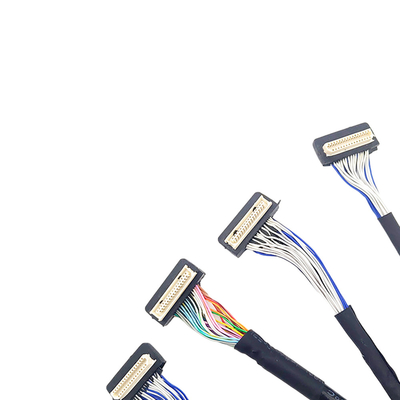 DF9 31-pinowy niestandardowy kabel LVDS, elastyczny kabel koncentryczny Typ złącza 1 mm