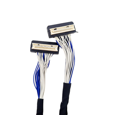 DF9 31-pinowy niestandardowy kabel LVDS, elastyczny kabel koncentryczny Typ złącza 1 mm