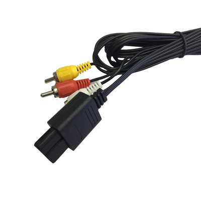 Kabel audio-wideo Gamecube o długości 6 stóp, przewód kompozytowy AV do konsoli Nintendo 64 N64