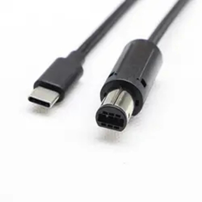 2m pleciony kabel do kontrolera Gamecube typ C USB 2.0 męski na 6-pinowy męski