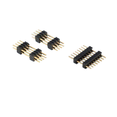 Złoty Flash PCB Connector 2,0 mm Pitch Through Hole Pin Header 2,54 mm Pitch Male
