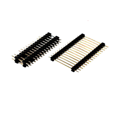 Złoty Flash PCB Connector 2,0 mm Pitch Through Hole Pin Header 2,54 mm Pitch Male