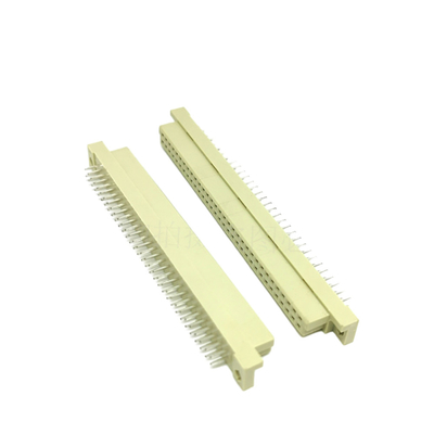 Din41612 2,54 mm Pitch DIN Connector 48 Pin Female 3 rzędy Soket typu C przez otwór Pionowy tacki pakowania