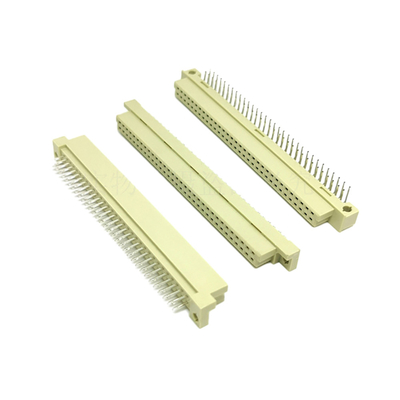 Din41612 2,54 mm Pitch DIN Connector 48 Pin Female 3 rzędy Soket typu C przez otwór Pionowy tacki pakowania
