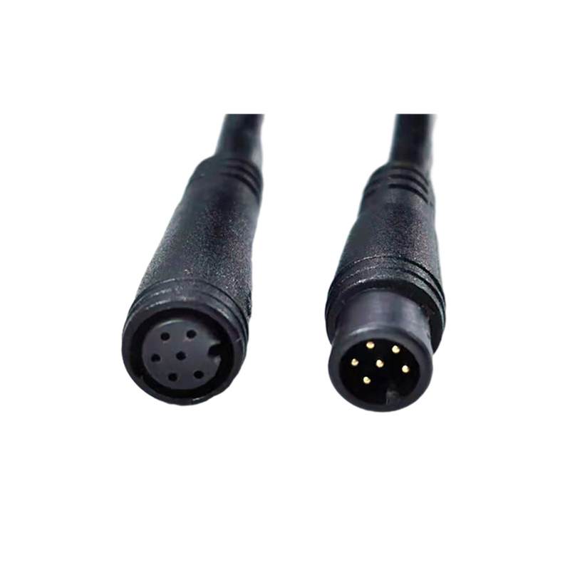 3 stopy długości męski na żeński M8 6pin wodoodporny rowerowy kabel pozycjonujący GPS kurtka z PVC