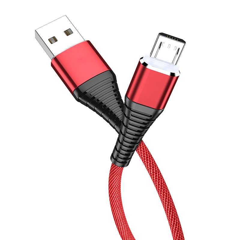 Nylonowy pleciony kabel USB do ładowania danych 3 stopy 2,4 A do Mp3 Mp4