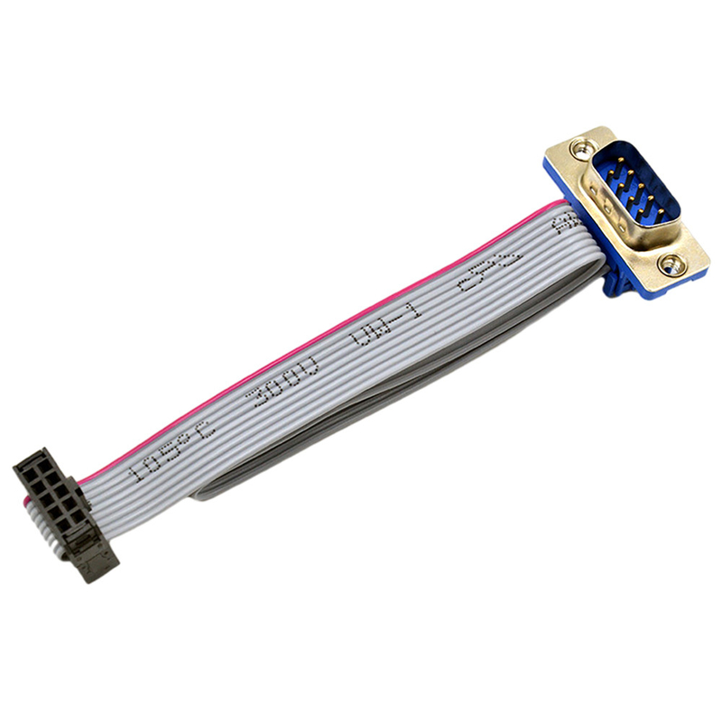 Kabel taśmowy OEM 2,54 mm IDC DB9 męski żeński do montażu na panelu