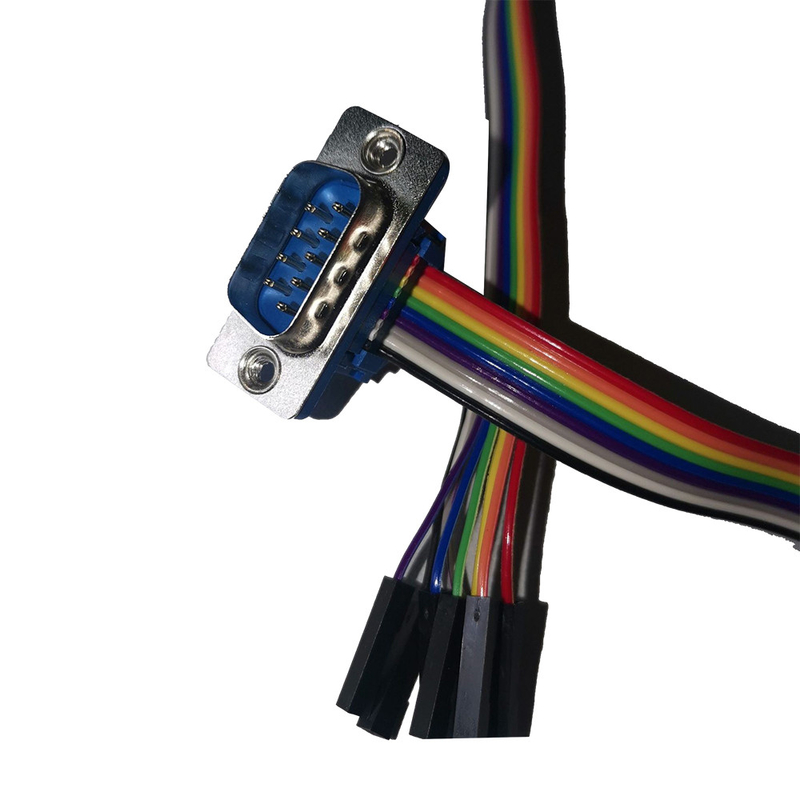 Dostosowane kable audio-wideo DIDC Typ DB9 Pin do 2,54 mm Pitch 10P