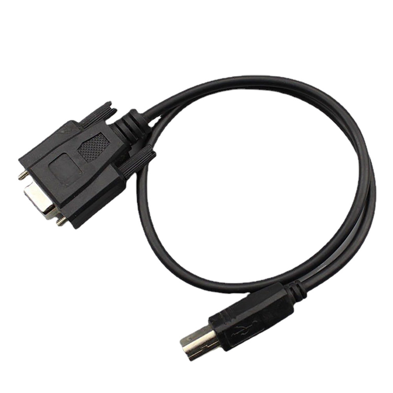 Niestandardowe zespoły kabli RS232 Overmolding DB9 żeńskie na USB 2.0 B typu męskiego