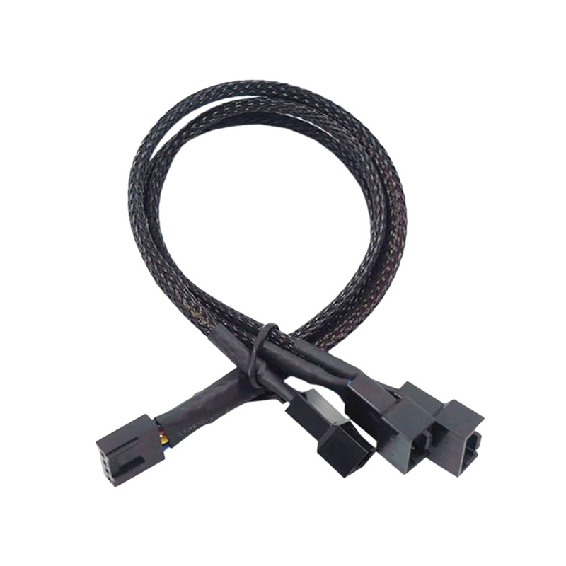 2.54mm Amp Pitch Connector Cable Assemblies Aluminium Foil Shielded Wire Harness dla wentylatora PC