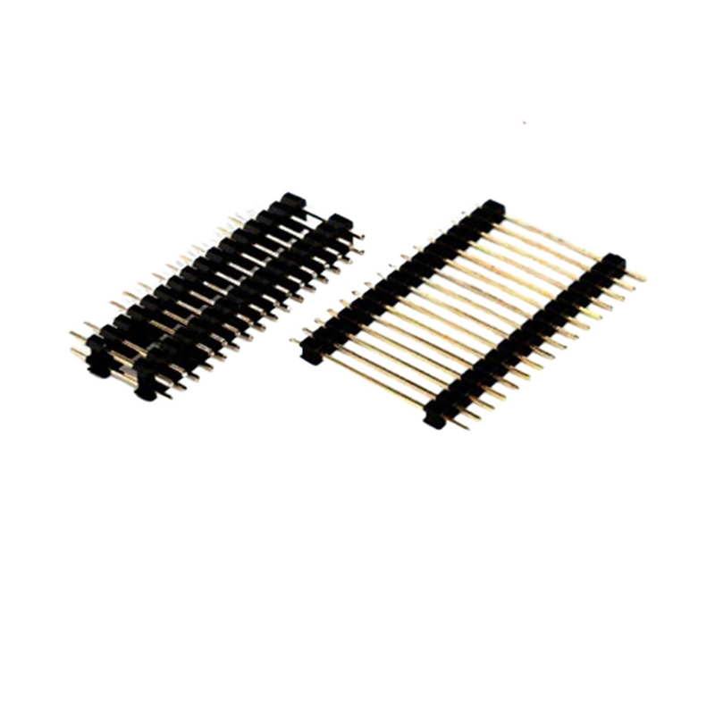 Złoty Flash PCB Connector 2,0 mm Pitch Through Hole Pin Header 2,54 mm Pitch Male